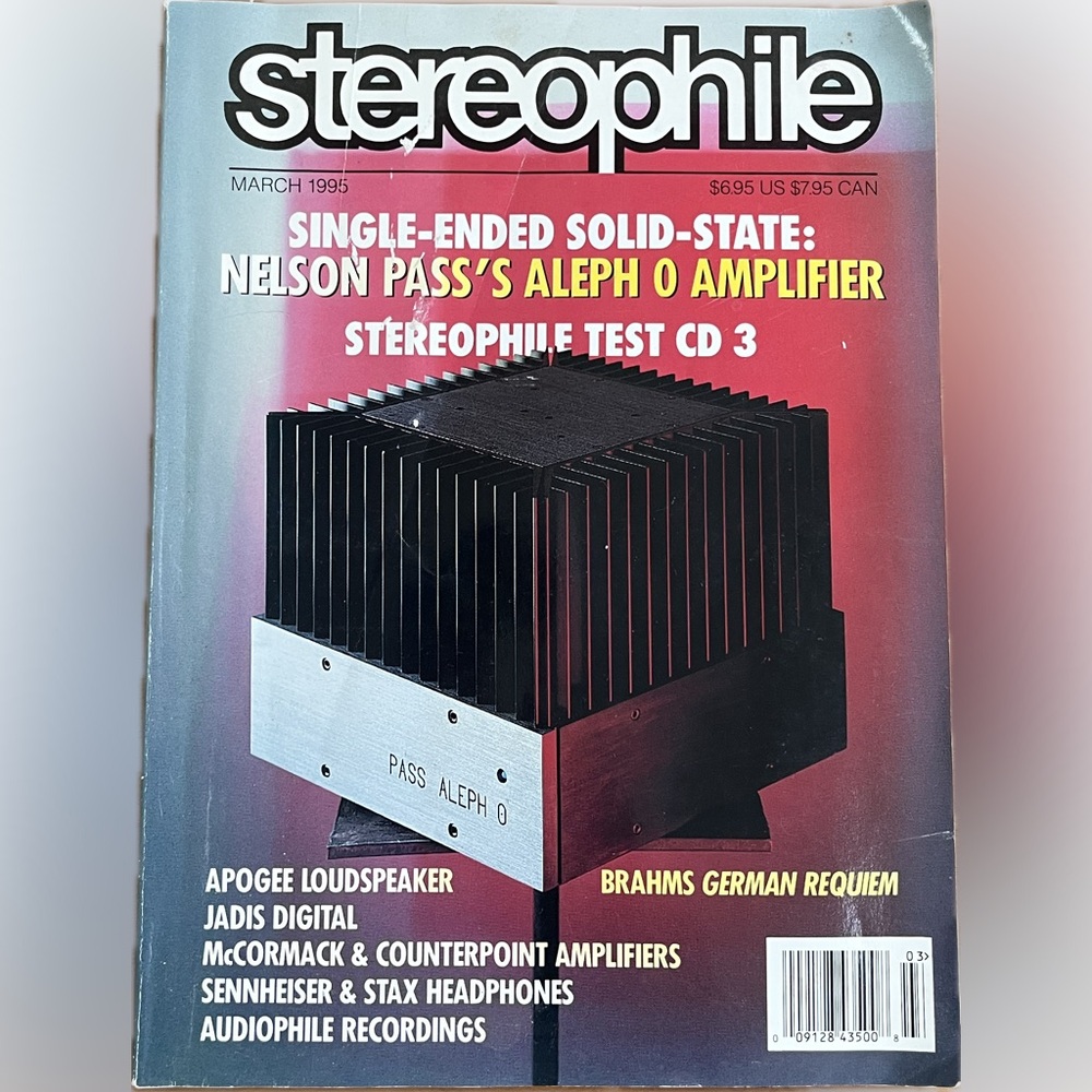 🎈2/$30 - Stereophile, March 1995.